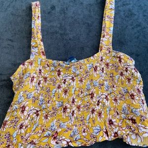 American Eagle floral crop top